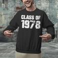 Class Of 1978 High School College Graduation Reunion Unisex Sweatshirt