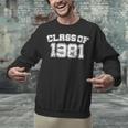 Class Of 1981 School Tee Shirt Graduation Class Party Unisex Sweatshirt