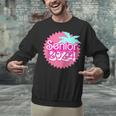 Class Of 2024 Senior Pink Retro Classic Girl Grad Graduation Unisex Sweatshirt