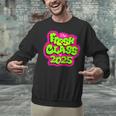 Class Of 2025 Senior Fresh 90s TV Style Retro Graduation Unisex Sweatshirt