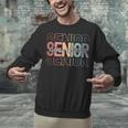 Class Of 2025 Senior 2025 Graduation Leopard Retro Rainbow Unisex Sweatshirt