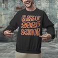 Class Of 2025 Senior Orange And Student Graduation Unisex Sweatshirt