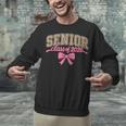 Class Of 2026 Pink Coquette Bow Senior Graduation Unisex Sweatshirt
