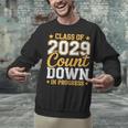 Class Of 2029 Count Down Fun First Day 8th Grade Graduation Unisex Sweatshirt