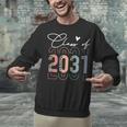 Class Of 2031 School College Retro Graduation Vintage Grad Unisex Sweatshirt