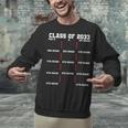 Class Of 2033 Graduation With Space For Hand Prints Unisex Sweatshirt