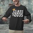 Class Of 2035 Grow With Me Boy Girl First Day Of Graduation Unisex Sweatshirt