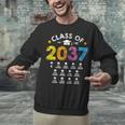 Class Of 2037 Grow With Me Checklist Graduation Unisex Sweatshirt