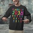 Class Of 2038 Senior Class 2038 Idea Graduation Grow With Me Unisex Sweatshirt
