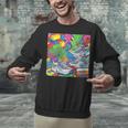 Colorful Kidcore 90s Nostalgia Meme Sneakers Robot Toy Slime Unisex Sweatshirt Colorful Kidcore 90s Nostalgia Meme Sneakers Robot Toy Slime Unisex Sweatshirt