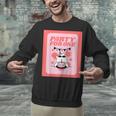 Cool Fun Cute Party Introvert Cat Character Unisex Sweatshirt Cool Fun Cute Party Introvert Cat Character Unisex Sweatshirt