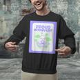 Cool Fun Cute Proud Introvert Cat Character For Men Women Unisex Sweatshirt