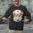 Corgi Dog Nurse RN Nursing School Graduation Unisex Sweatshirt