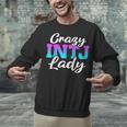 Crazy INTJ Lady Introvert Personality Unisex Sweatshirt Crazy INTJ Lady Introvert Personality Unisex Sweatshirt