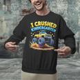 I Crushed Kindergarten Monster Truck Graduation Boys Kids Unisex Sweatshirt