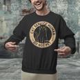 Cute Introvert Cat Service Human Do Not Pet Cat Joke Unisex Sweatshirt