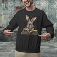Cute Rabbit Bunny Book Lover Unisex Sweatshirt