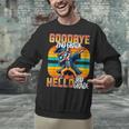Dabbing Boy Goodbye 2nd Grade Hello 3rd Grade Graduation Unisex Sweatshirt