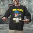 Dabbing Graduation Boy 8th Grade Class Of 2021 Unisex Sweatshirt
