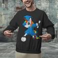 Dabbing Graduation Class 2023 Unicorn Volleyball Unisex Sweatshirt