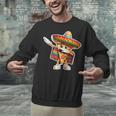 Dabbing Mexican Pizza Dance Food Lover Graduation Unisex Sweatshirt