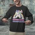 Dabbing Unicorn Kindergarten Graduation Dab Dance Girl Unisex Sweatshirt