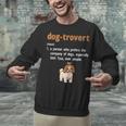 Dog-Trovert Shih Tzu Humor Definition Introvert Unisex Sweatshirt Dog-Trovert Shih Tzu Humor Definition Introvert Unisex Sweatshirt