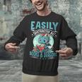 Easily Distracted By Books And Dragons Nerds Unisex Sweatshirt Easily Distracted By Books And Dragons Nerds Unisex Sweatshirt