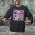 EAT THE RICH 90S NOSTALGIA WHALE ORCA YAHCT RETRO Unisex Sweatshirt EAT THE RICH 90S NOSTALGIA WHALE ORCA YAHCT RETRO Unisex Sweatshirt