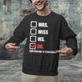 EdD Doctor Of Education Dr Doctorate Graduation Unisex Sweatshirt