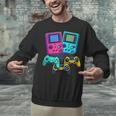 Eighties Console Controller Gaming Player Gadget Nostalgia Unisex Sweatshirt