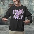 End ALZ Floral Dementia Memory Loss Alzheimer Awareness Unisex Sweatshirt