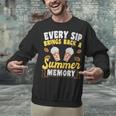 Every Sip Brings Back A Summer Memory Iced Coffee Unisex Sweatshirt Every Sip Brings Back A Summer Memory Iced Coffee Unisex Sweatshirt