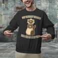 Ew People Ferret Saying Mask Introvert Ferrets Unisex Sweatshirt
