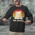 Ew People Introvert Cat Lover Crazy Colorful Cat Lady Unisex Sweatshirt Ew People Introvert Cat Lover Crazy Colorful Cat Lady Unisex Sweatshirt