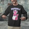Ew People Introvert Ferrets Saying Mask Ferret Unisex Sweatshirt