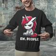 Ew People Unicorn Sarcastic Humor Introvert Unisex Sweatshirt Ew People Unicorn Sarcastic Humor Introvert Unisex Sweatshirt