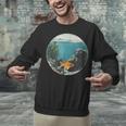 Fish Bowl Frutiger Aero Y2K Retro Vibes Unisex Sweatshirt