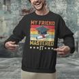 My Friend Mastered It Master's Degree Graduation Vintage Unisex Sweatshirt