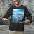 Frutiger Aero Aesthetic Tech Ocean Underwater Fishes Unisex Sweatshirt Frutiger Aero Aesthetic Tech Ocean Underwater Fishes Unisex Sweatshirt