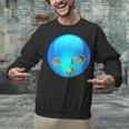 Frutiger Aero Aesthetic Tech Orb Fishes Unisex Sweatshirt Frutiger Aero Aesthetic Tech Orb Fishes Unisex Sweatshirt