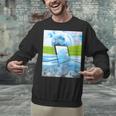 Frutiger Aero Aesthetic Tech Water Fishes Monitor Screen Unisex Sweatshirt Frutiger Aero Aesthetic Tech Water Fishes Monitor Screen Unisex Sweatshirt