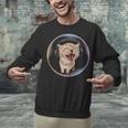 Frutiger Aero Cat Wearing Headphones Bubble 2000s Gen-Z Meme Unisex Sweatshirt Frutiger Aero Cat Wearing Headphones Bubble 2000s Gen-Z Meme Unisex Sweatshirt