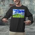 Frutiger Aero Dolphin Meadow Aesthetic Y2k 2000s Ironic Unisex Sweatshirt Frutiger Aero Dolphin Meadow Aesthetic Y2k 2000s Ironic Unisex Sweatshirt