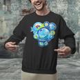 Frutiger Aero Metro Abstract Maximalism 2000s Nostalgia Unisex Sweatshirt