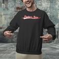 Frutiger Aero Retro Digital Aesthetic Y2K Vintage Varsity Unisex Sweatshirt