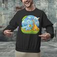 Frutiger Aero Y2K Fashion Trends Statement Piece Tech Orange Unisex Sweatshirt