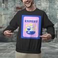 Fun Cute Introvert Cat Character With Wine Unisex Sweatshirt Fun Cute Introvert Cat Character With Wine Unisex Sweatshirt