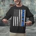 Funny Class Of 2021 American Flag Senior Graduation Unisex Sweatshirt