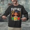 Future HBCU Grad Afro Girl College Graduation Kids Unisex Sweatshirt